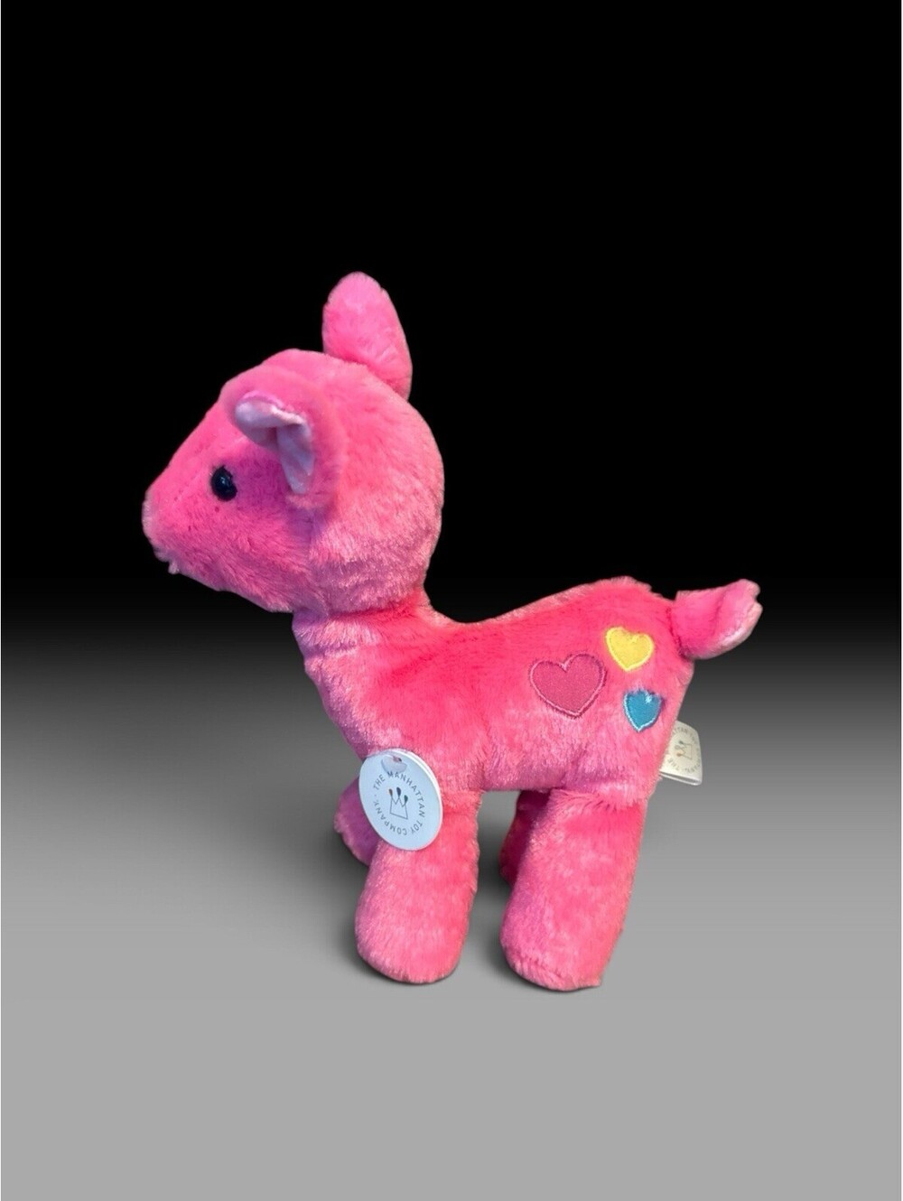 HTF Manhattan Toy Company Hot Pink Fawn Deer 9" Plush NWT